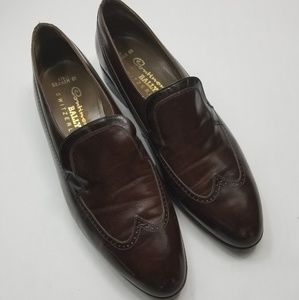 Bally Continentals Wingtip Slip On Loafer Mens 9.5
